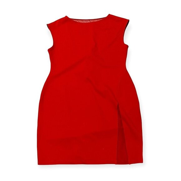 Victor Glemaud Cap Sleeve Bodycon Mini Dress, Red, Size XL, New with tag - Picture 7 of 16